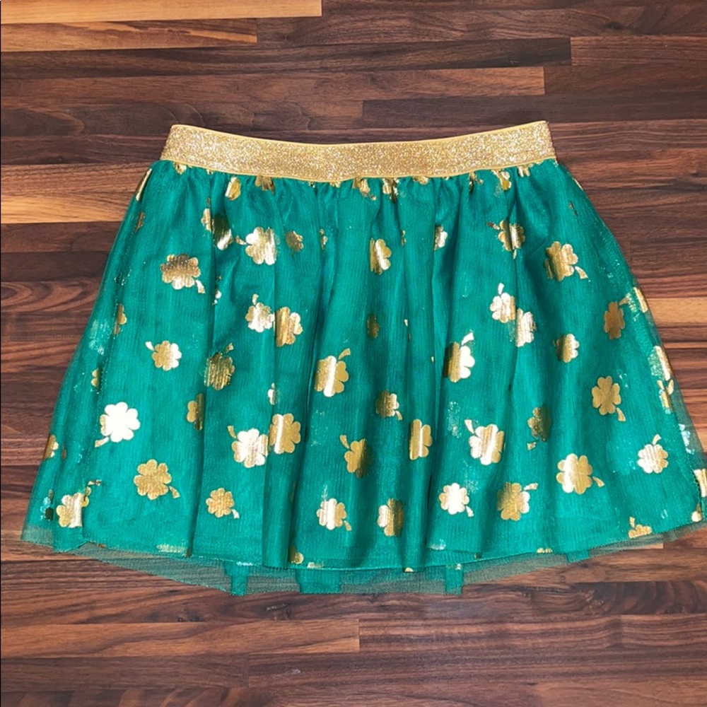Celebrate Girls St. Patrick’s Day Shamrock Skirt